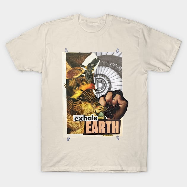 Exhale Earth T-Shirt by emaeart